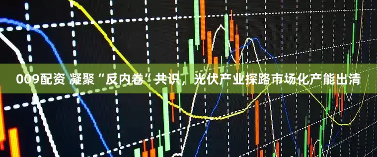 009配资 凝聚“反内卷”共识，光伏产业探路市场化产能出清